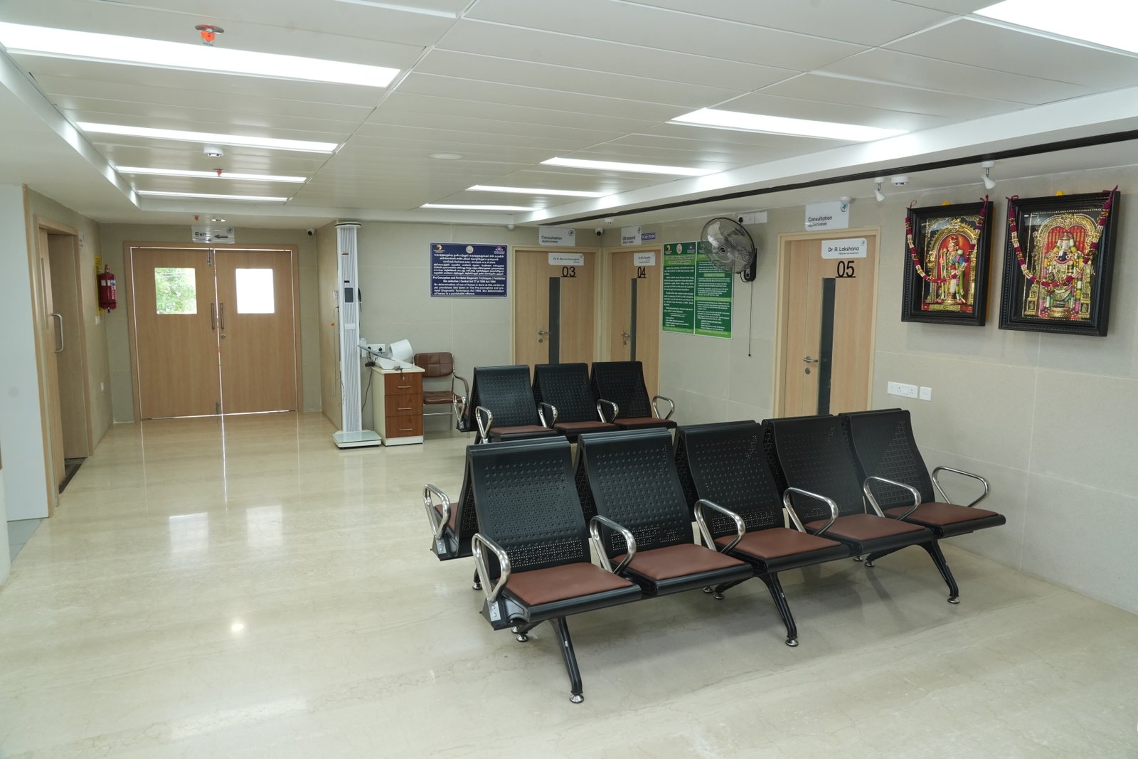 Reception at Dr Kannan's Gastromed Hospital, Trichy